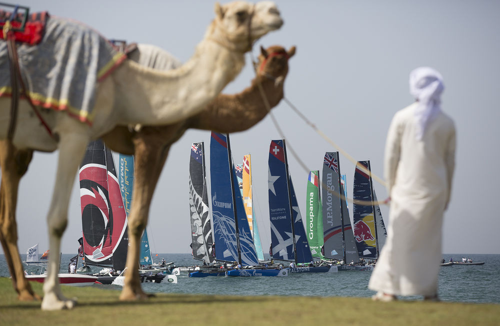 The Extreme Sailing Series 2014. Act 2. Muscat.  Credit - Lloyd Images