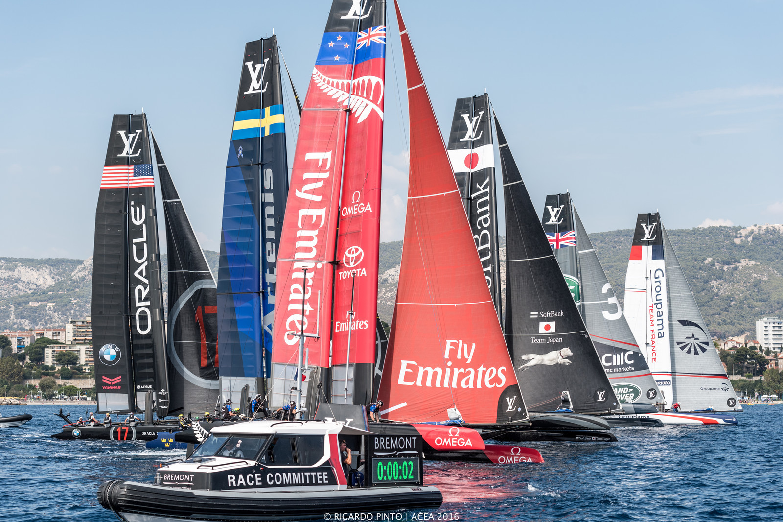 Racing Day 1 of Louis Vuitton America's Cup World Series Toulon